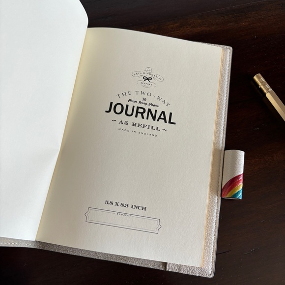 Anya Hindmarch All Over Stickers A5 Journal Plain Notebook Giftable Brand New - Picture 6 of 8